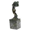 Image 2 : Nude Girl Bronze Statue on Marble Base Figure