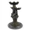 Image 2 : Elephants Candle Holder Bronze Figurine