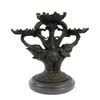 Image 8 : Elephants Candle Holder Bronze Figurine