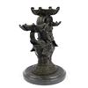 Image 9 : Elephants Candle Holder Bronze Figurine