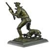 Image 2 : Western Cowboy With Gun Rodeo Bronco Rider Bronze Sculpture