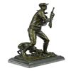 Image 9 : Western Cowboy With Gun Rodeo Bronco Rider Bronze Sculpture