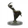 Image 4 : Flow Dancer Bronze on Marble Base Figurine