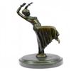 Image 5 : Flow Dancer Bronze on Marble Base Figurine