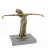 Image 8 : Dancer Bronze Sculpture on Marble Base Figure