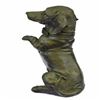 Image 2 : Pup Hush Puppy Dog Bronze Sculpture