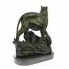 Image 4 : Wilf Life Animal Edition Family Bronze Sculpture