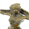 Image 6 : Romanian Dancer Bronze Statue On Marble Base Sculpture
