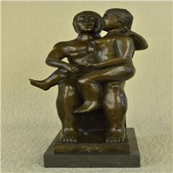 Man and Woman Bronze Statue