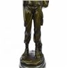 Image 8 : American Soldier Bronze Sculpture on Marble Base Figure