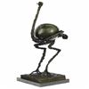 Image 1 : Figurative Abstract Ostrich Bronze Sculpture