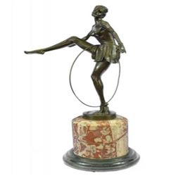 Woman Dancer Bronze Sculpture