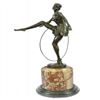 Image 1 : Woman Dancer Bronze Sculpture