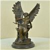 Image 1 : Victory Winged Nike Bronze on Marble Base Sculpture