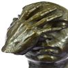 Image 2 : Shame on Me Bronze Sculpture on Marble Base Figurine
