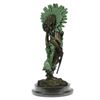 Image 7 : Native American Indian Warrior Bronze Statue