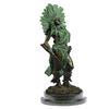 Image 8 : Native American Indian Warrior Bronze Statue