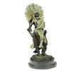 Image 9 : Native American Indian Warrior Bronze Statue