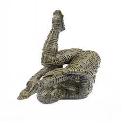 Yoga Exercise Bronze Sculpture