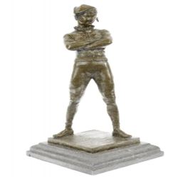 Jester Joker with Mask Bronze Sculpture