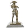 Image 3 : Jester Joker with Mask Bronze Sculpture