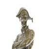 Image 6 : Jester Joker with Mask Bronze Sculpture