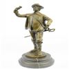 Image 1 : Classic Cavalier Soldier Renaissance Bronze Sculpture