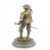 Image 3 : Classic Cavalier Soldier Renaissance Bronze Sculpture