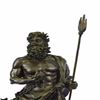 Image 6 : Pluto Zeus and Poseidon Brother Holding Dog Bronze Sculpture