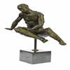 Image 1 : Male with Chess Design Outfit Bronze Statue