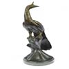 Image 9 : Beautiful Peacock Bird Animal Bronze Sculpture