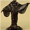 Image 3 : Fashion Model Bronze Sculpture on Marble Base Figure