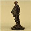 Image 4 : Fashion Model Bronze Sculpture on Marble Base Figure