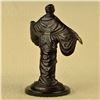 Image 6 : Fashion Model Bronze Sculpture on Marble Base Figure