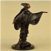 Image 7 : Fashion Model Bronze Sculpture on Marble Base Figure