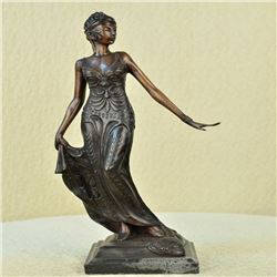 Flower Woman Blossom Bronze Statue