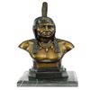 Image 1 : Native Indian Chief Bust Bronze Sculpture