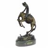 Image 1 : Batteling a Rattle and Snake Bronze Statue