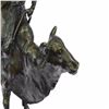 Image 7 : Rodeo Rider Bronze Sculpture on Marble Base Statue