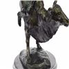 Image 8 : Rodeo Rider Bronze Sculpture on Marble Base Statue