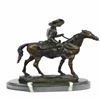 Image 3 : Rogers Bronze Statue on Marble Base Sculpture