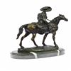 Image 4 : Rogers Bronze Statue on Marble Base Sculpture