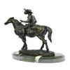 Image 5 : Rogers Bronze Statue on Marble Base Sculpture