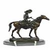 Image 7 : Rogers Bronze Statue on Marble Base Sculpture