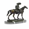 Image 8 : Rogers Bronze Statue on Marble Base Sculpture