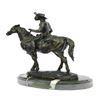 Image 9 : Rogers Bronze Statue on Marble Base Sculpture