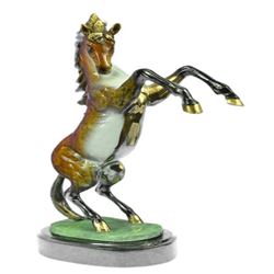Stallion Horse Bronze Statue