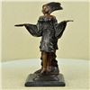 Image 1 : Dancer Girl Model Bronze Sculpture on Marble Base Figurine