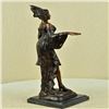 Image 6 : Dancer Girl Model Bronze Sculpture on Marble Base Figurine