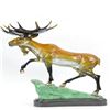 Image 6 : Wild Life Moose Bronze Sculpture
